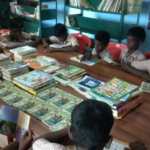 Book Donation22019 Donated Books to set up Libarary Govt Sch Madurai 5